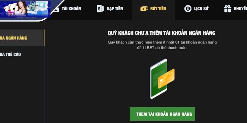 Rút tiền về tài khoản nhanh chóng
